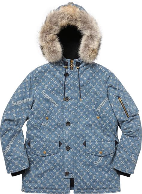 supreme x lv parka